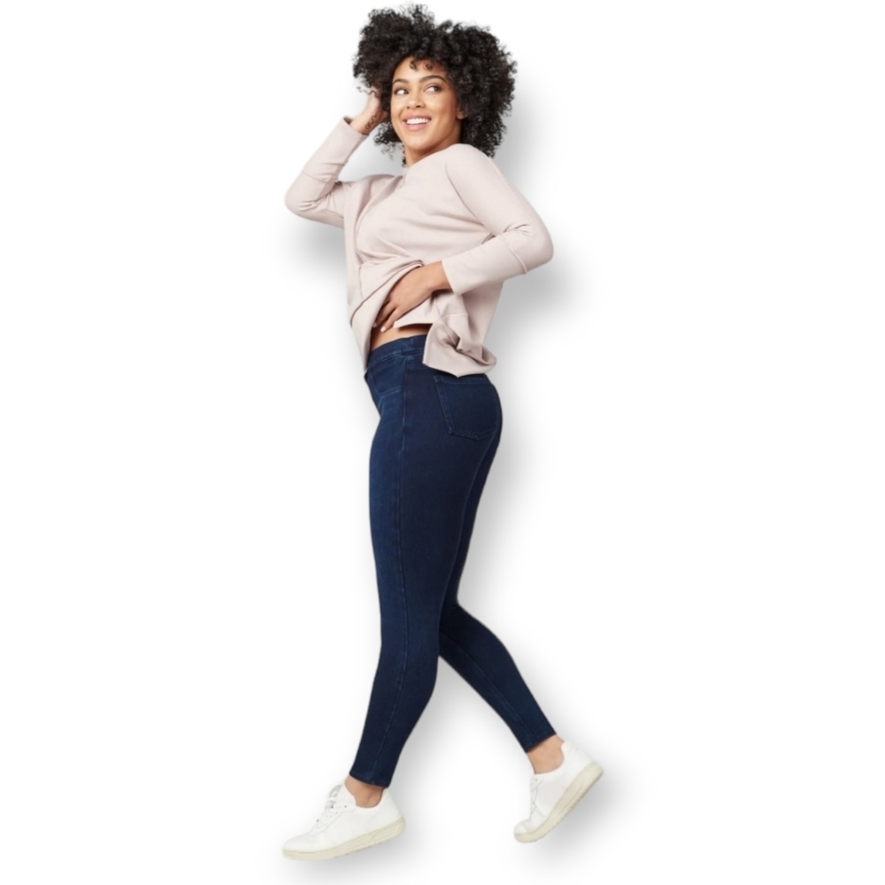 Spanx women's Jean-ish ankle leggings size XL